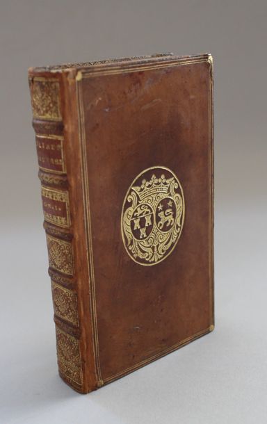 null HOMERE : L’Iliade et l’Odyssée. Paris, Barbin, 1669 ; 4 vol. in-12, veau fauve,...