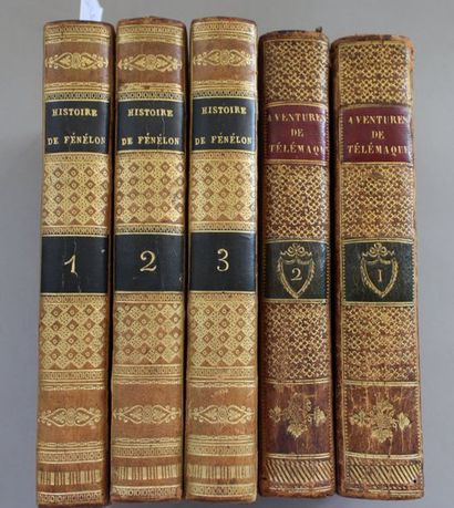 null FENELON. BAUSSET (Mgr de) : Histoire de Fénelon, 4 vol. On joint : FENELON :...