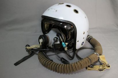 null Casque soviétique ZHS 7 de pilote de MIG 29 en fibre et résine grise avec visière...