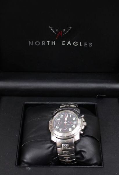 null Chronographe Algerian Air Force de marque North Eagle, mécanisme automatique,...