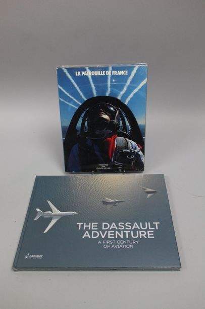 null Deux livres illustrés «  The Dassault Adventure » et « la patrouille de France...