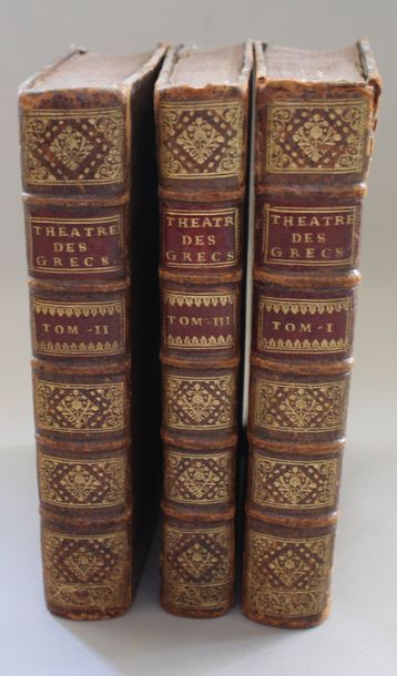 null BRUNOY (R. P.) : Théâtre des Grecs. Paris, 1720 ; 3 vol. Il manque la 1ère ...