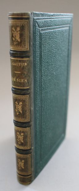 null GAUTIER (Théophile) : Poésies. Paris, Charpentier, 1845 ; in-12, demi-chagrin...