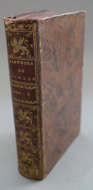 null LAUGIER (abbé) : Histoire de Venise. Paris, Duchesne, 1759 ; 12 vol. in-12,...