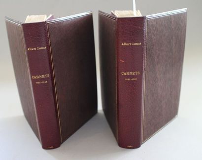 null CAMUS (Albert) : Carnets, 1935-1942 et 1942-1951. Paris, Gallimard, 1962 ; 2...