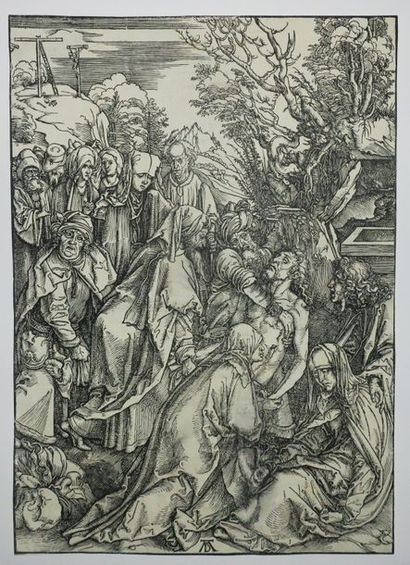 null DÜRER Albrecht (Nüremberg 1471 † 1528) - "La Déposition", de la suite de 12...