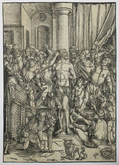 null DÜRER Albrecht (Nüremberg 1471 † 1528) - "La Flagellation", de la suite de 12...