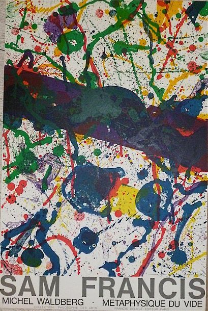 FRANCIS SAM FRANCIS Sam 



Affiche originale lithographie Format 84,5 x 56 cm 



Imprimée...