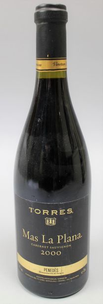 null 1 bouteilles Espagne - PENEDES " MAS de LA PLANA" - MIGUEL TORRES 2000