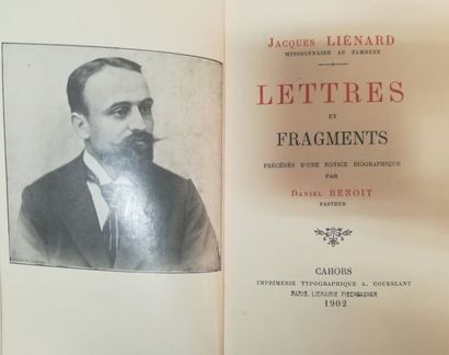 null LIÉNARD (Jacques). 

Lettres et fragments précédés d'une notice biographique...