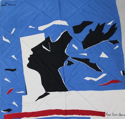 null Yves Saint LAURENT Foulards
Coffret contenant 4 foulards de YSL « Les 4 saisons »,...