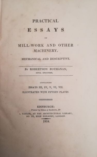 null BUCHANAN (Robertson)

Practical essays on mill-work and other machinery, mechanical...