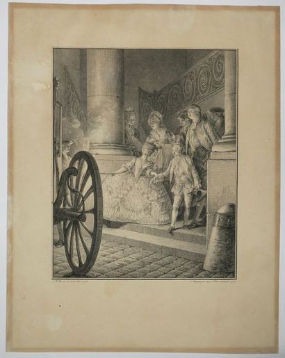 null BAQUOY Jean-Charles (Paris 1721 † 1777) & PATAS - "Les petits Parains". 1777....