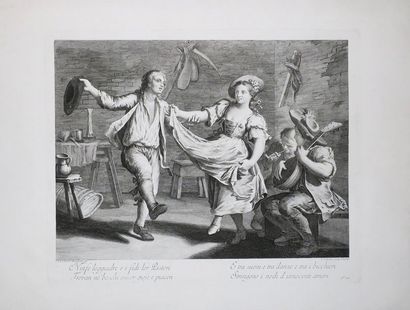 null VOLPATO Giovanni (Bassano del Grappa 1735 † Rome 1803) - (Scènes de paysans)....