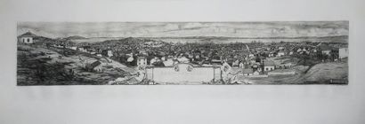 null MERYON Charles (Paris 1821 † St Maurice (Seine) 1868) - Vue panoramique de "San...