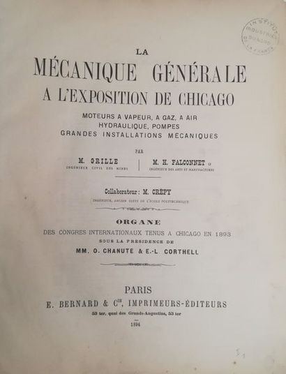 null GRILLE et FALCONNET

Revue technique de l'Exposition universelle de Chicago...