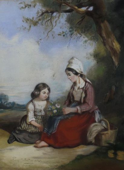 null HOUSSAYE DE LEOMENIL Laure, Madame, née Girard (Condé 1806-Léoméni 1866) : « Jeune...
