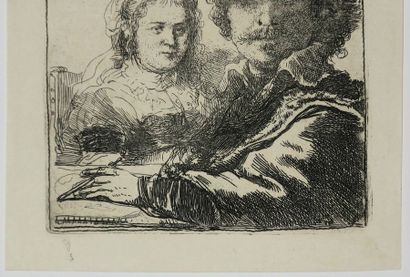 null REMBRANDT Harmenszoon van Rijn (Leyde 1606 † Amsterdam 1669) - "Rembrandt et...