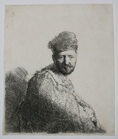 null REMBRANDT Harmenszoon van Rijn (Leyde 1606 † Amsterdam 1669) - "Père de Rembrandt...