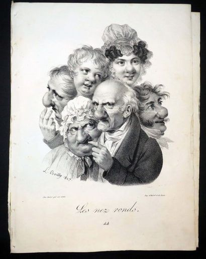 null BOILLY Louis (La Bassée (Nord) 1761 † Paris 1845) - Ensemble de 5 PLANCHES:...