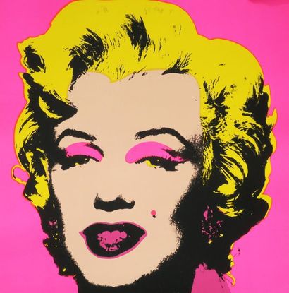 null WARHOL Andy (D'après) (1928-1987) - "Marilyn". Série de 10 sérigraphies en couleurs....