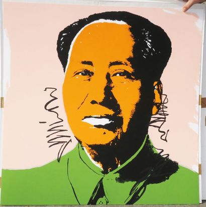 null WARHOL Andy (D'après) (1928-1987) - "Mao". Série de 10 sérigraphies en couleurs....