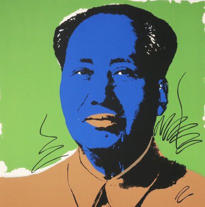 null WARHOL Andy (D'après) (1928-1987) - "Mao". Série de 10 sérigraphies en couleurs....