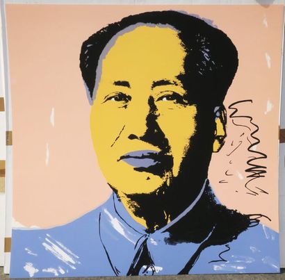 null WARHOL Andy (D'après) (1928-1987) - "Mao". Série de 10 sérigraphies en couleurs....