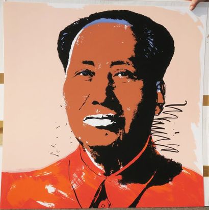 null WARHOL Andy (D'après) (1928-1987) - "Mao". Série de 10 sérigraphies en couleurs....