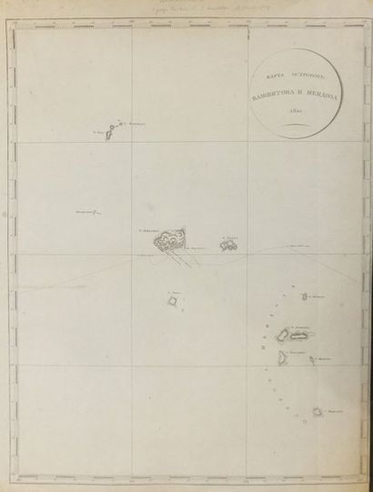 null RUSSE - CARTE - POLYNESIE FRANCAISE - Lot de 5 cartes Russes, de 1804 et 1810....