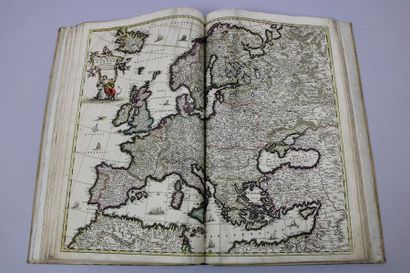 null Atlas, par Frédéric de WIT 18 cartes en coloris de l’époque vers 1680 Amsterdam....