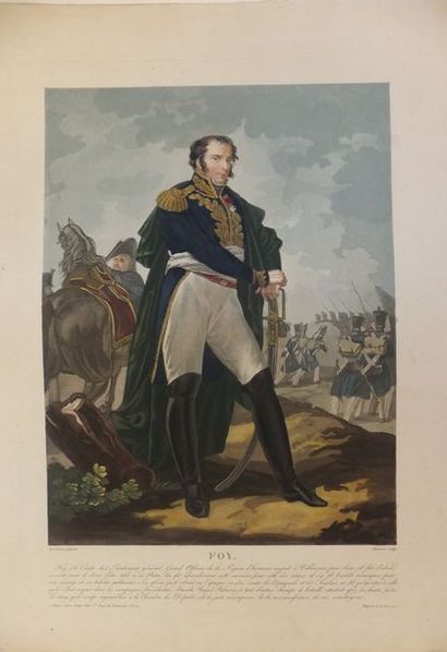 null NAPOLEON - Foy, (le Comte de) Lieutenant général,d'après un dessin de Martinet,...