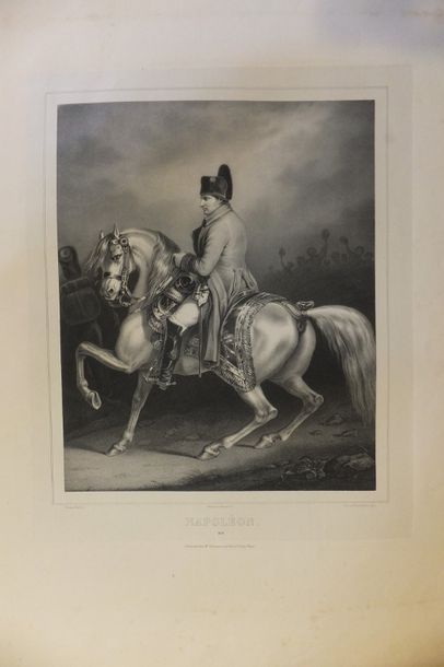 null NAPOLEON - Napoléon 1815, peint par Charlet et lithographié par Le Sourd de...