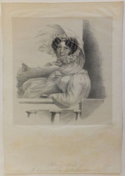 null NAPOLEON - Caroline Bonaparte, plus jeune sœur de Napoléon Ier. Tettscher 1828....