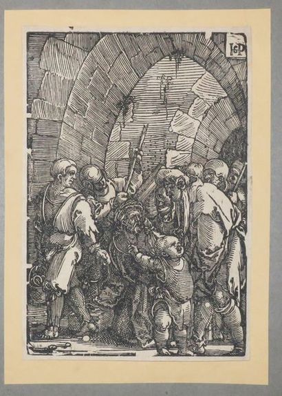 null BEHAM Hans Sebald (Nuremberg 1500 † Francfort 1550) - "Le Christ portant la...