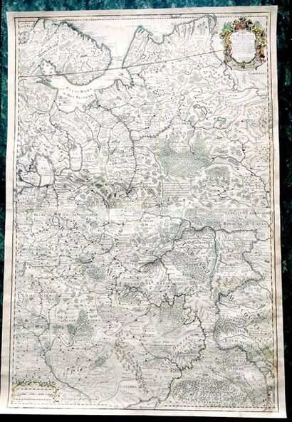 null RUSSIE - MOSCOU - "Carte de Moscovie" par Guillaume de l'Isle de l'Académie...