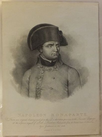 null NAPOLEON - Napoléon Bonaparte gravure par W. Nicholls. "From an original drawing...