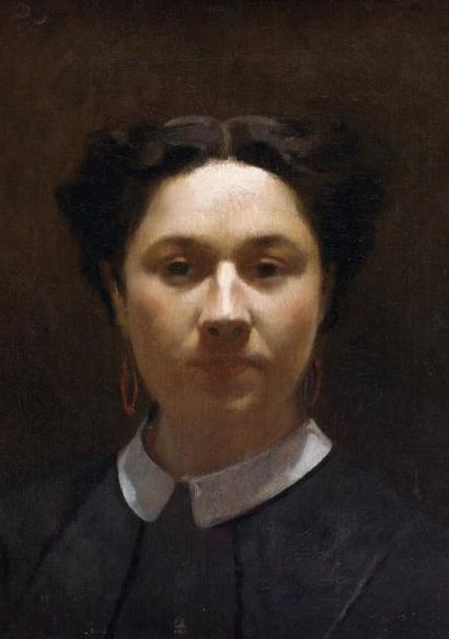 Henri FANTIN-LATOUR (Grenoble 1836 - Bure 1904) Portrait de Victoria Dubourg, femme... Gazette Drouot