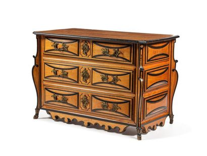 Rectangular Mazarine chest of drawers made...