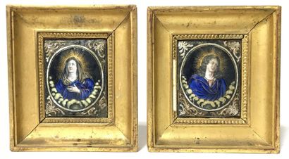 Nicolas I Laudin (1628-1698). Deux plaques...