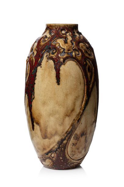 Raoul LACHENAL (1885 - 1956) Vase en grès...