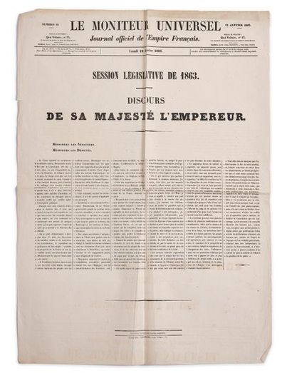 Napoléon III, empereur des Français. Discours...