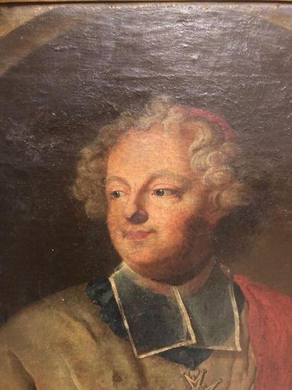  Hyacinthe RIGAUD (1659-1743), d'après. Portrait d'Armand Gaston Maximilien de Rohan-Soubise...