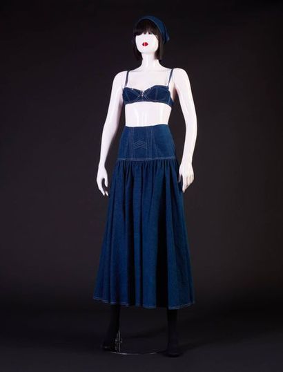 Chantal THOMASS - Printemps - Été 1986 Jupe « corset », spencer et soutien-gorge...