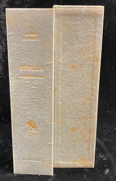 Alfred de VIGNY (1797-1863), Stello 
Stello. Complete text of the first edition....