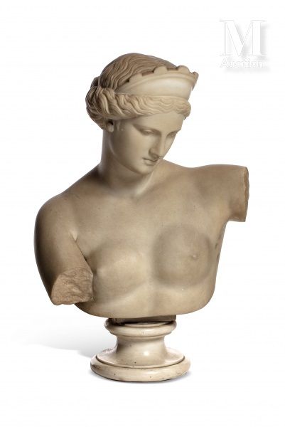 buste 
Vénus de Capoue 
Sculpture en marbre...