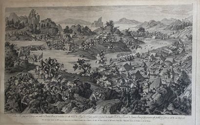 CHINE XVIII Isidore-Stanislas HELMAN (1743-1806) 
Batailles et conquêtes de l'empereur...