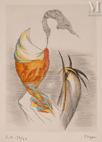 TOYEN Marie Cerminova dite (1901 - 1980) Debris of dreams / Composition

Engraving... Gazette Drouot