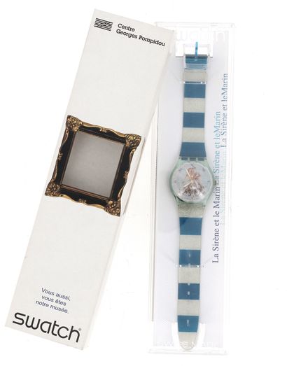 Swatch Pierre et Gilles
Référence GZ161 
1999
Montre ronde 
Dans son écrin d'ori... Gazette Drouot