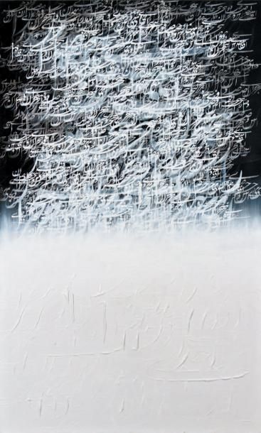 Ahmad MOHAMMADPOUR (1965-) Iranian Untitled, 2012 Signed (centre left) Mixed media...